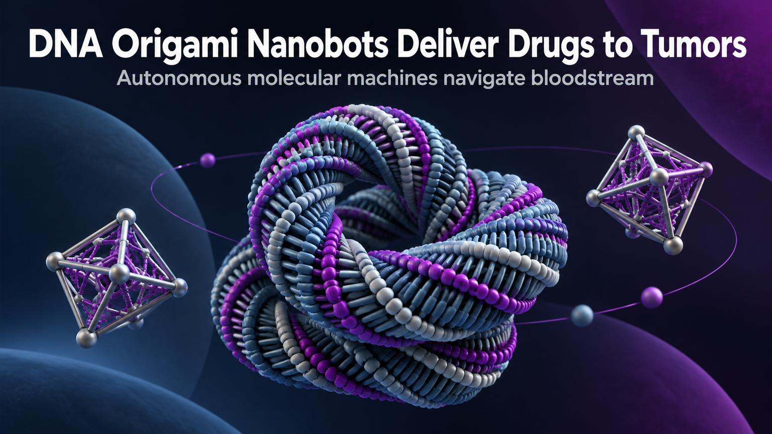 DNA Origami Nanobots Deliver Drugs to Tumors
