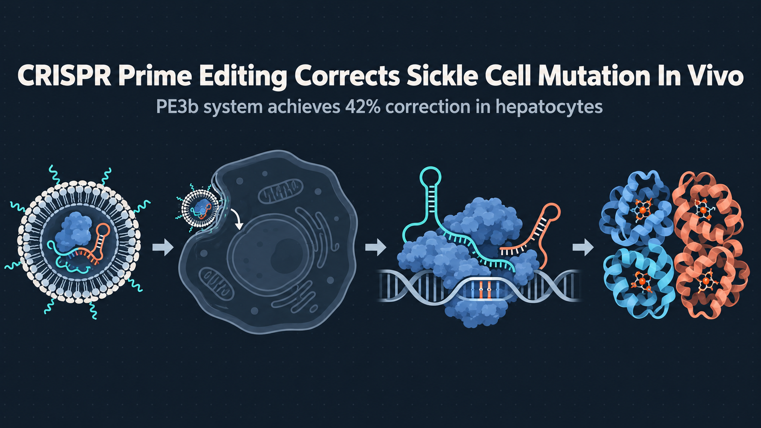 CRISPR Prime Editing Corrects Sickle Cell Mutation In Vivo