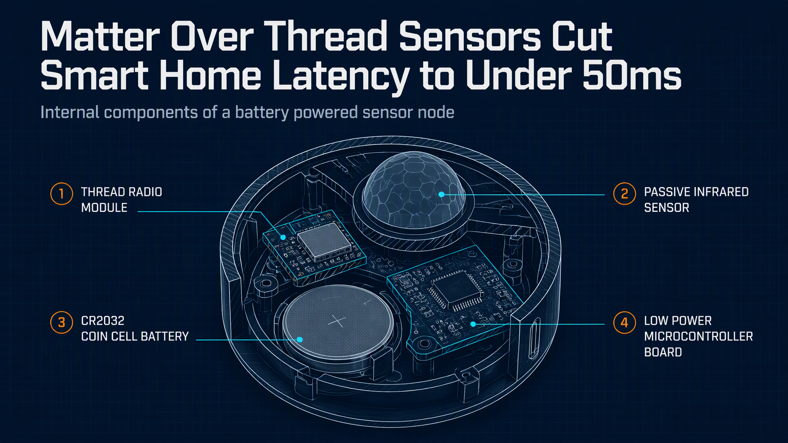 Matter Over Thread Sensors Cut Smart Home Latency to Under 50ms