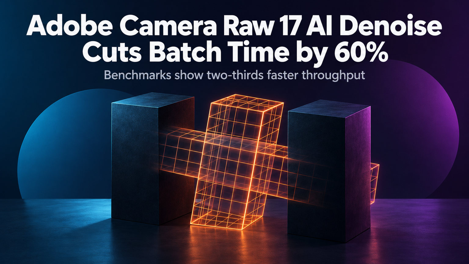Adobe Camera Raw 17 AI Denoise Cuts Batch Time by 60%