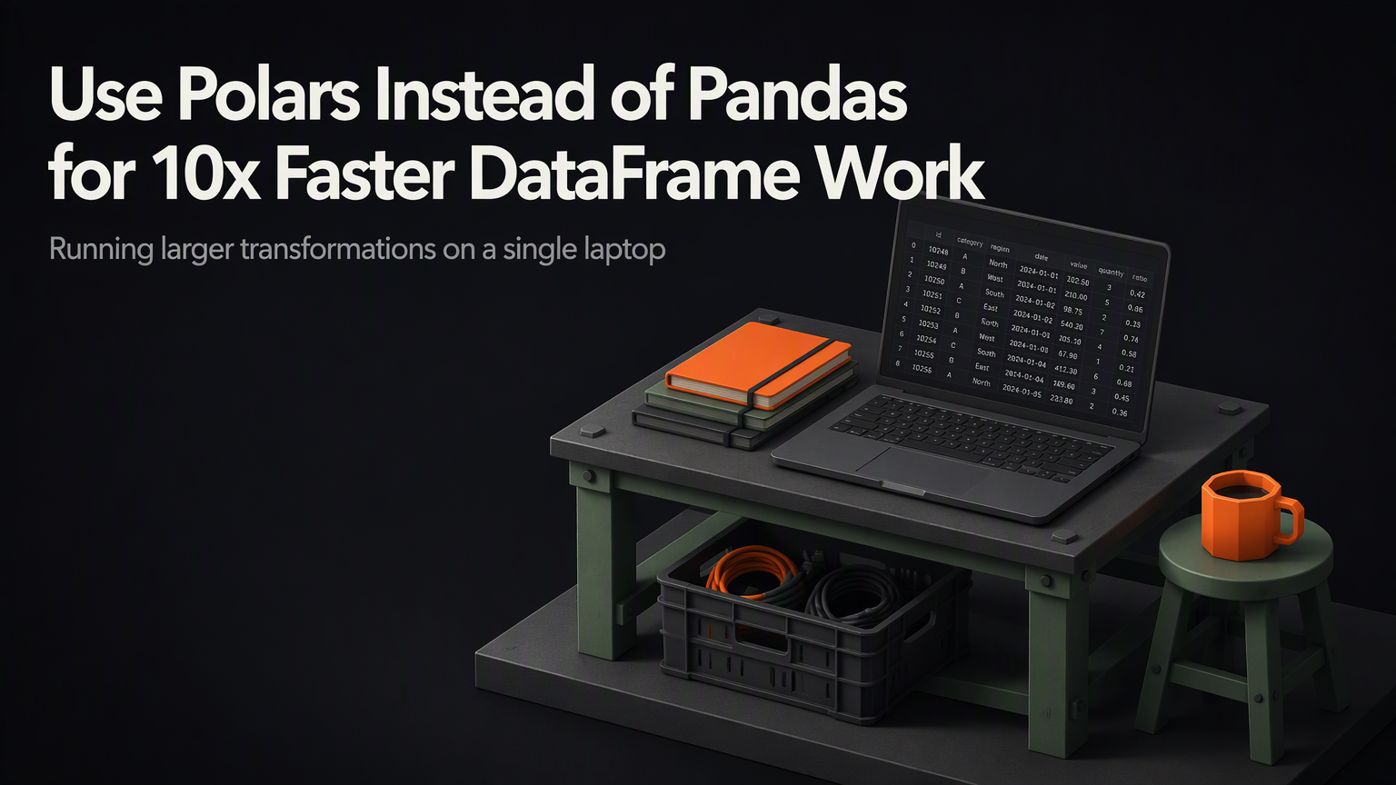 Use Polars Instead of Pandas for 10x Faster DataFrame Work