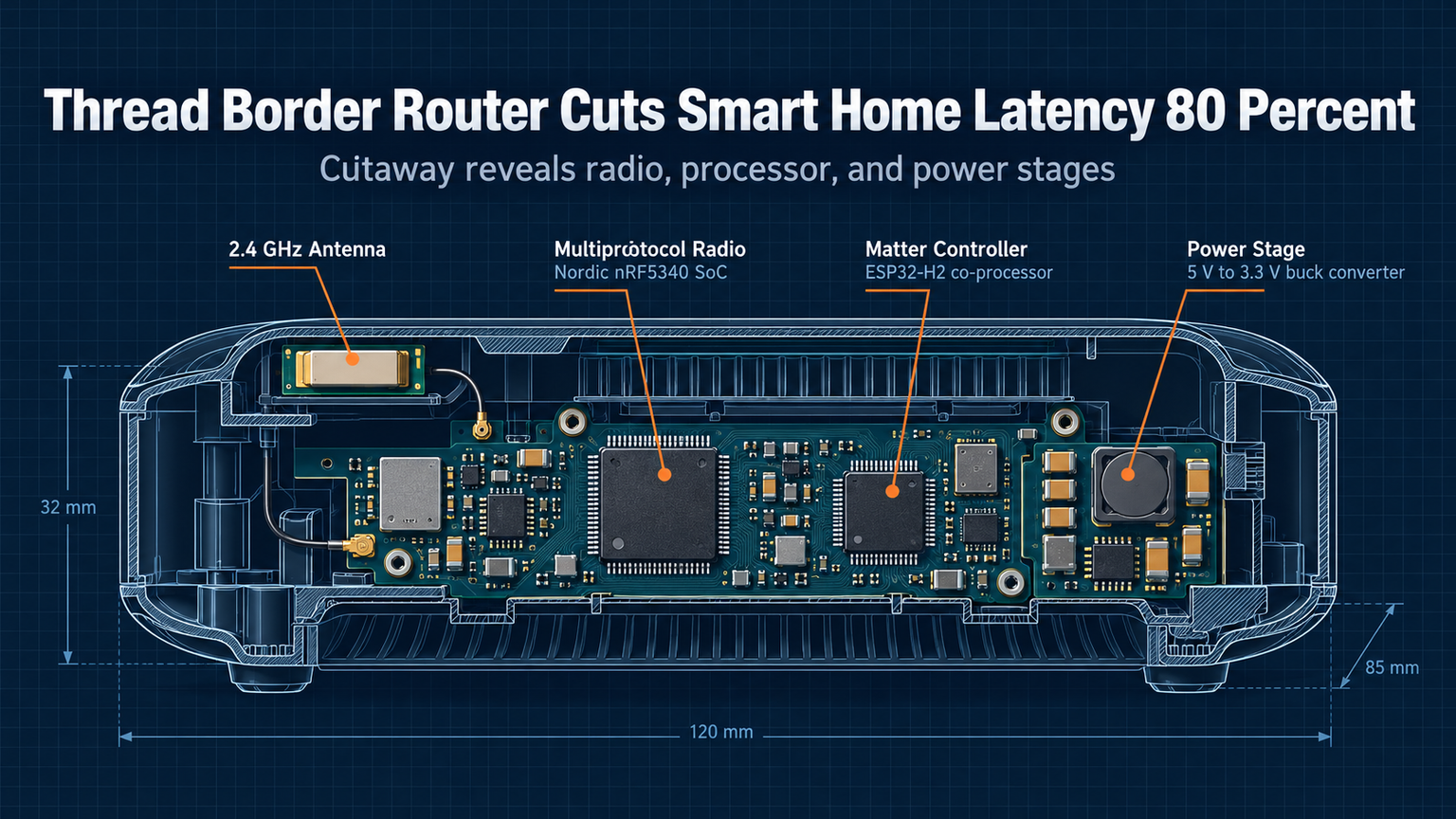 Thread Border Router Cuts Smart Home Latency 80 Percent