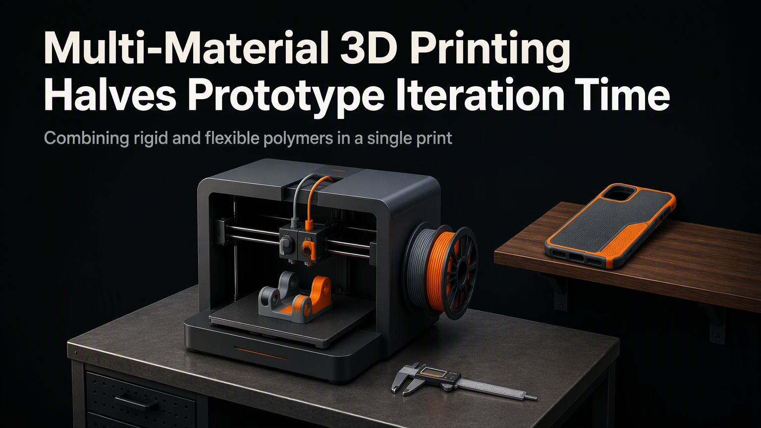 Multi-Material 3D Printing Halves Prototype Iteration Time
