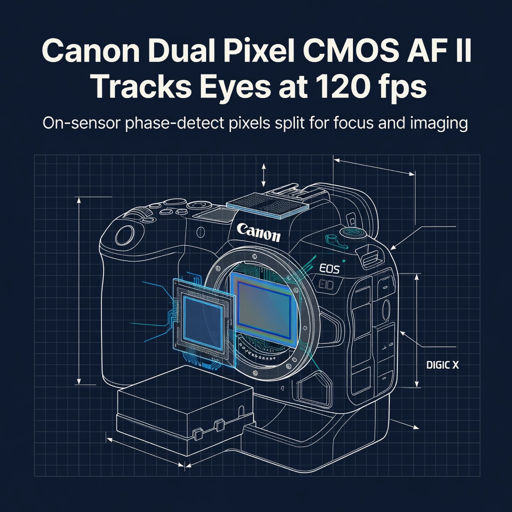 Canon Dual Pixel CMOS AF II Tracks Eyes at 120 fps