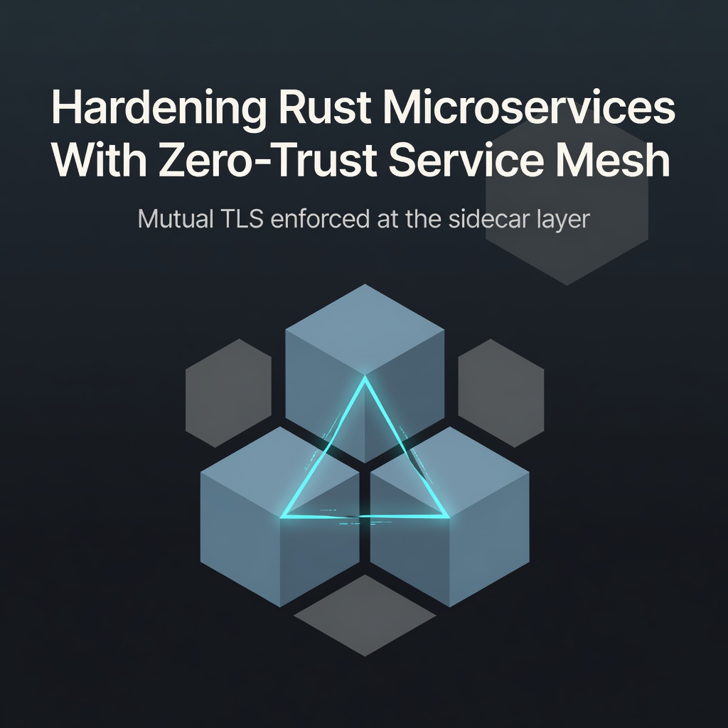 Hardening Rust Microservices With Zero-Trust Service Mesh